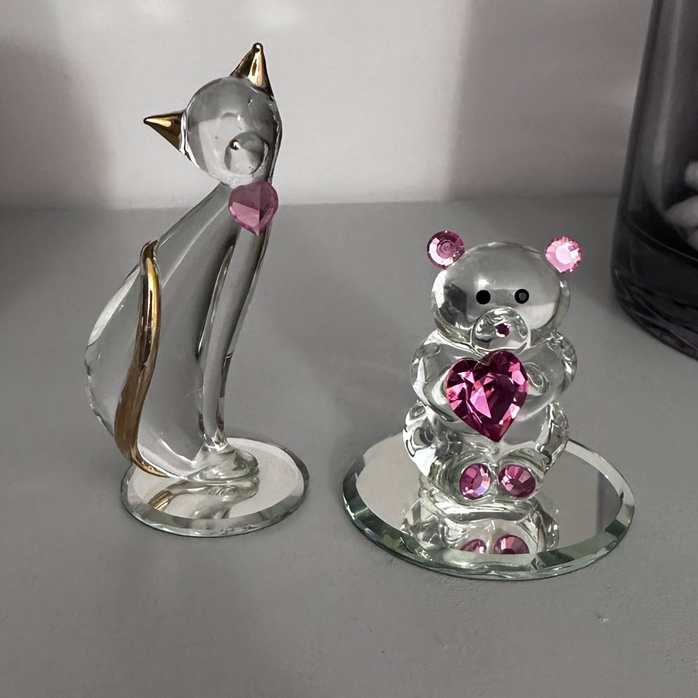 Vintage Glass Baron Figurines set